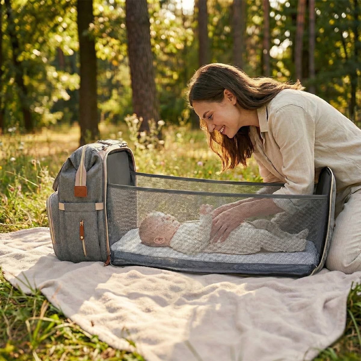 Cuddle Nest™ 4-in-1  Baby Backpack
