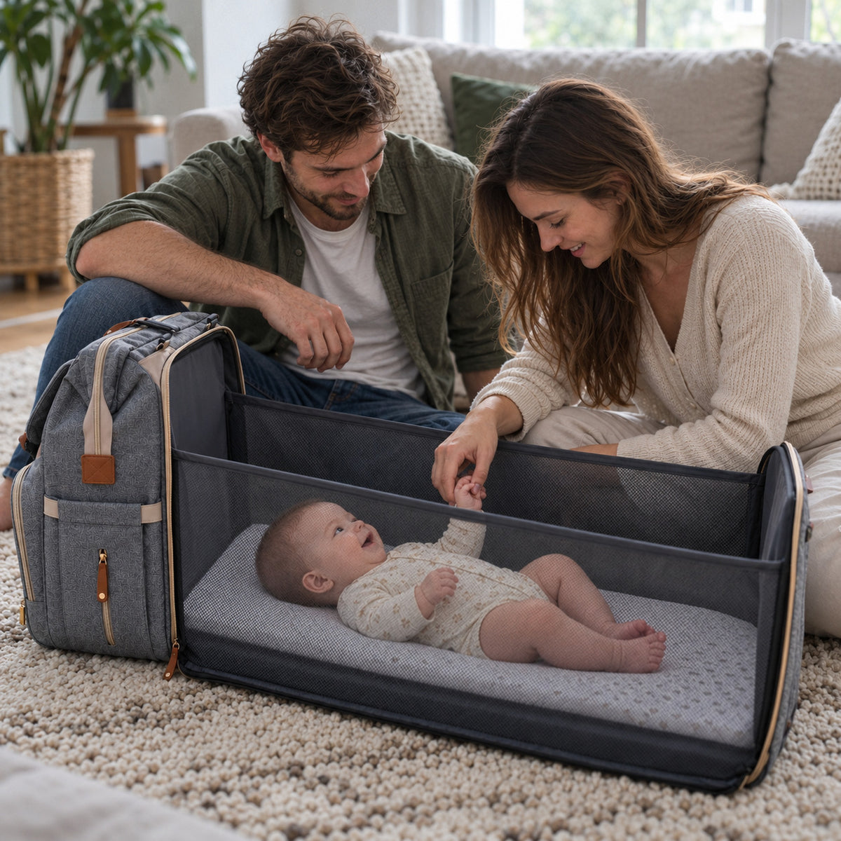 Cuddle Nest™ 4-in-1  Baby Backpack